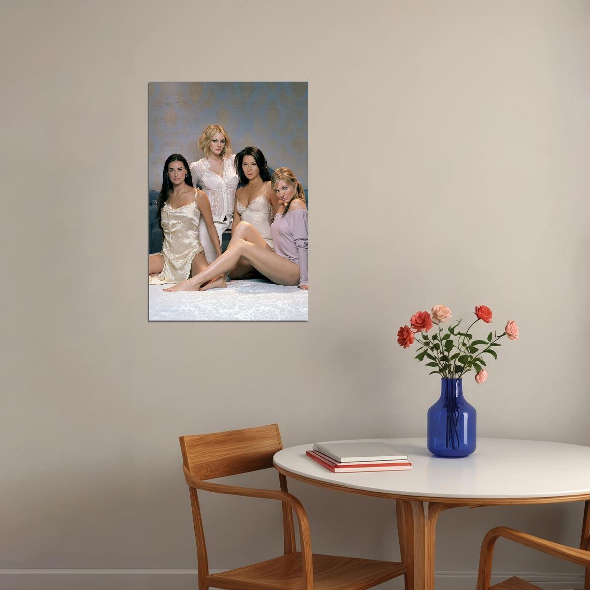 Charlie's Angels 80s 90s Action Movie Poster Wall Art Print Home Wall Decor - xonomax