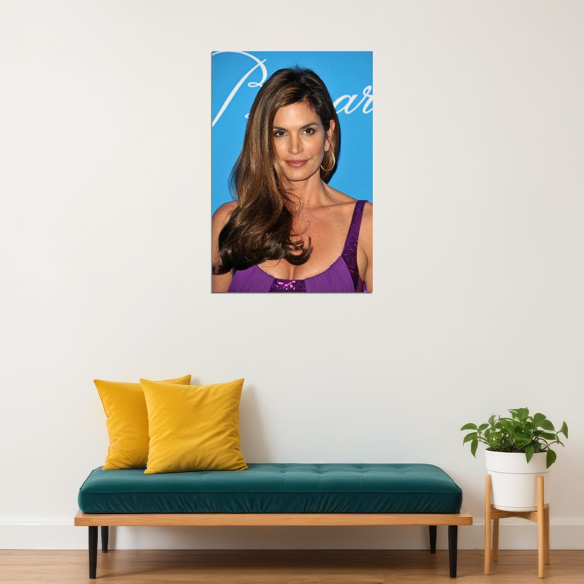 Cynthia Crawford Cinema Actress Model Artist Poster Wall Art Print Home Wall Decor - xonomax