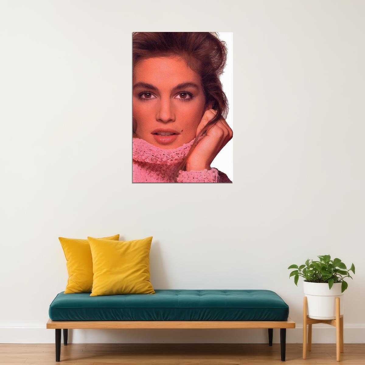 Cynthia Crawford Cinema Actress Model Artist Poster Wall Art Print Home Wall Decor - xonomax