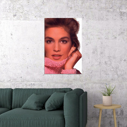 Cynthia Crawford Cinema Actress Model Artist Poster Wall Art Print Home Wall Decor - xonomax