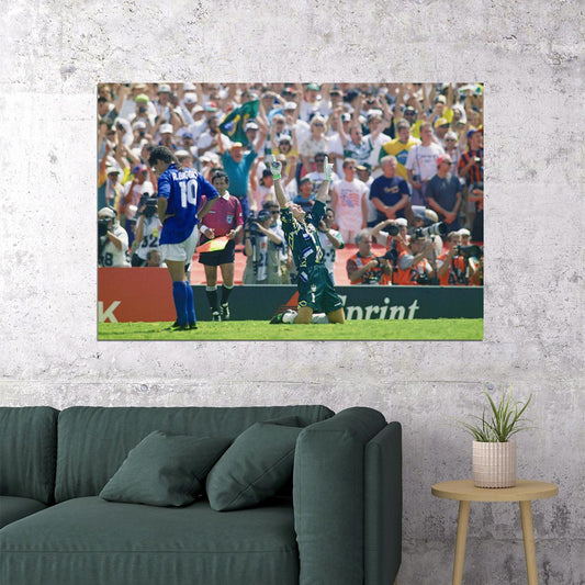 World Cup Champions 1994 Brazil Vintage Sport Poster Wall Art Print Home Wall Decor - xonomax