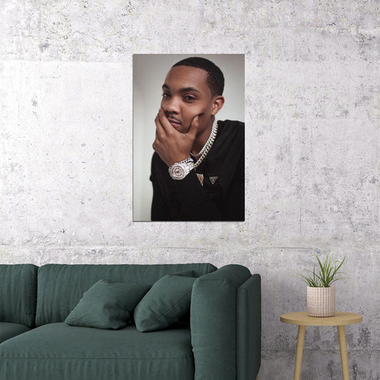 G Herbo Celebrity Rap Musician Singer Song Poster Wall Art Print Home Wall Decor - xonomax