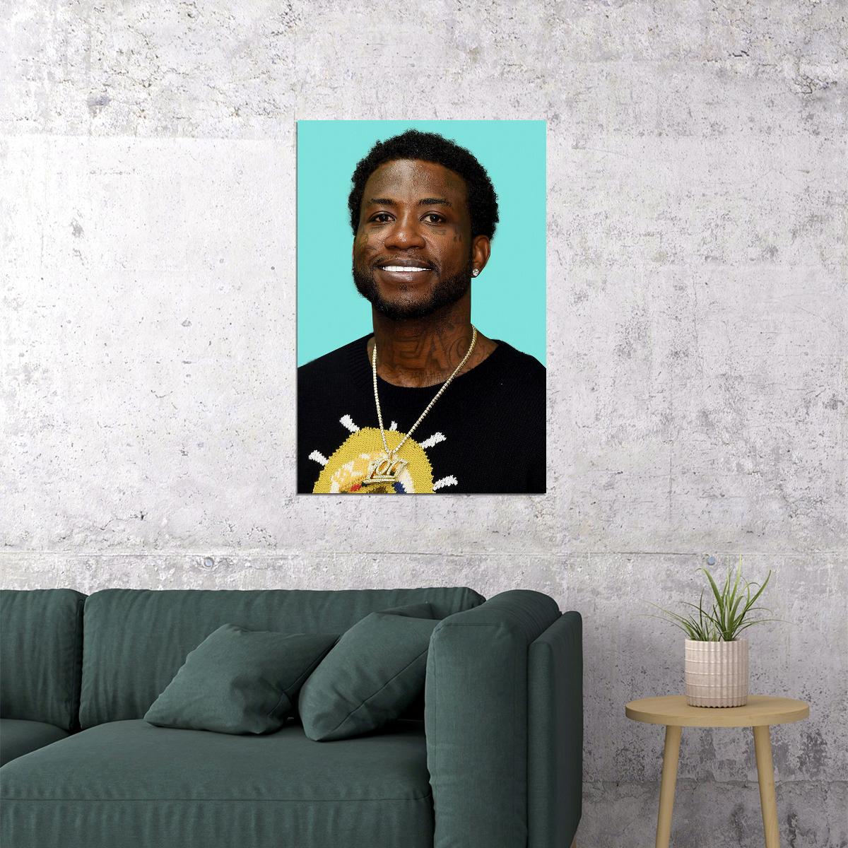 Gucci Mane Celebrity Musician Singer Artist Poster Wall Art Print Home Wall Decor - xonomax