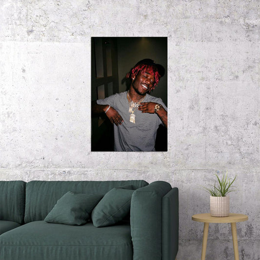 Lil Uzi Vert Celebrity Singer Stage Performer Poster Wall Art Print Home Wall Decor - xonomax