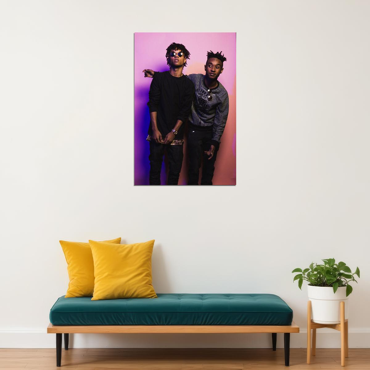 Rae Sremmurd Celebrity Rap Music Band Singer Poster Wall Art Print Home Wall Decor - xonomax