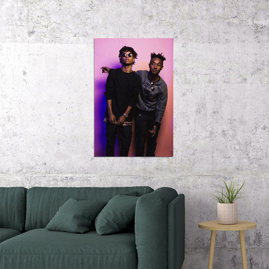 Rae Sremmurd Celebrity Rap Music Band Singer Poster Wall Art Print Home Wall Decor - xonomax