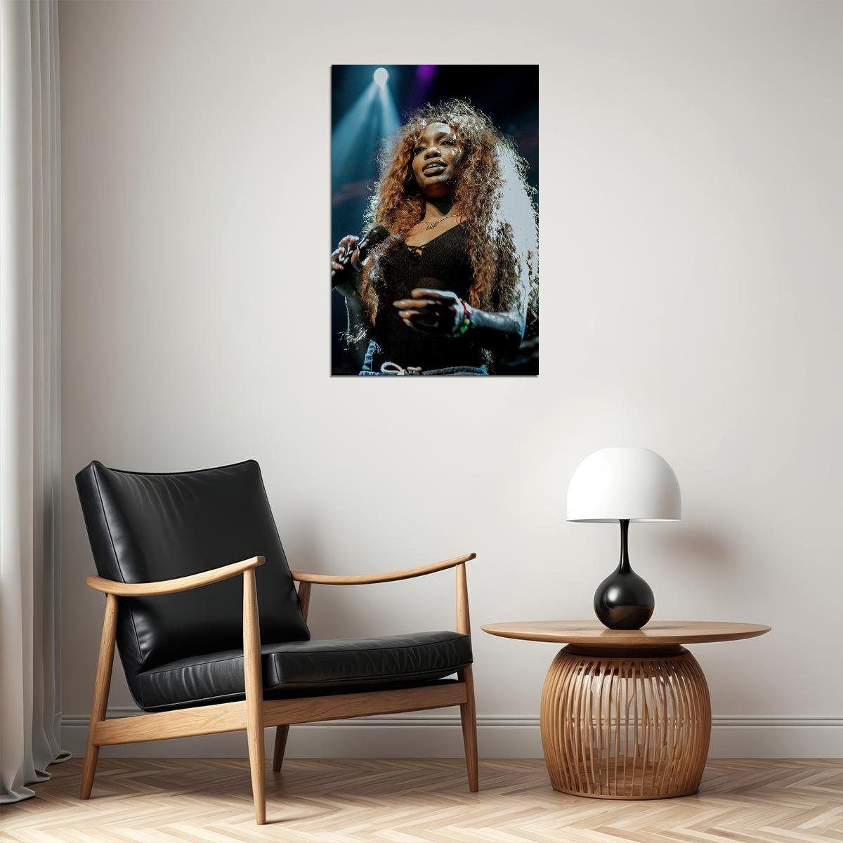 Sza Celebrity Singer Musician Songwriter Song Poster Wall Art Print Home Wall Decor - xonomax