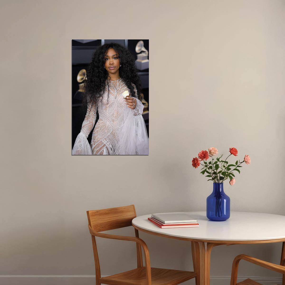 Sza Celebrity Singer Musician Songwriter Poster Wall Art Print Home Wall Decor - xonomax