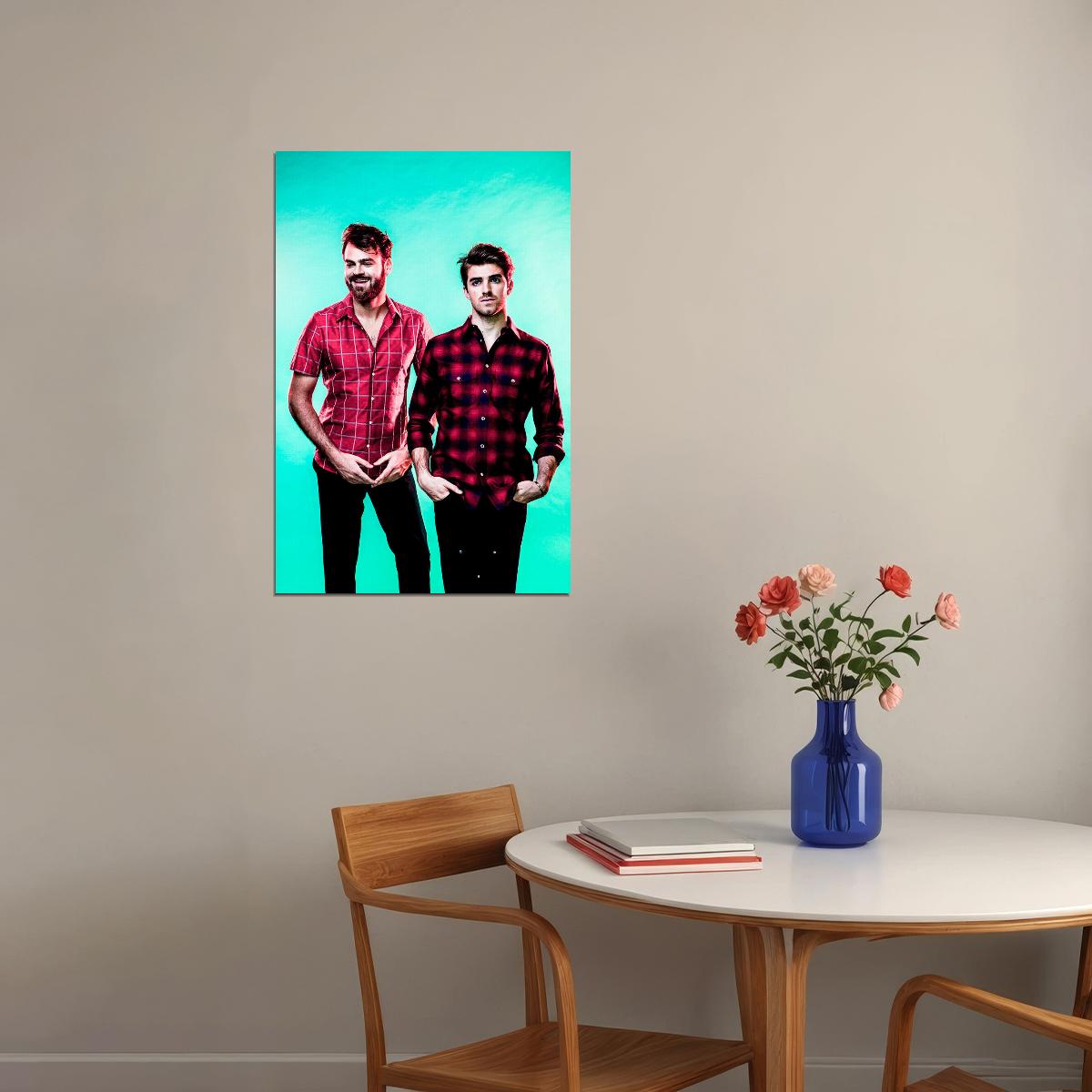 The Chainsmokers Music Band Singer Deejay Poster Wall Art Print Home Wall Decor - xonomax