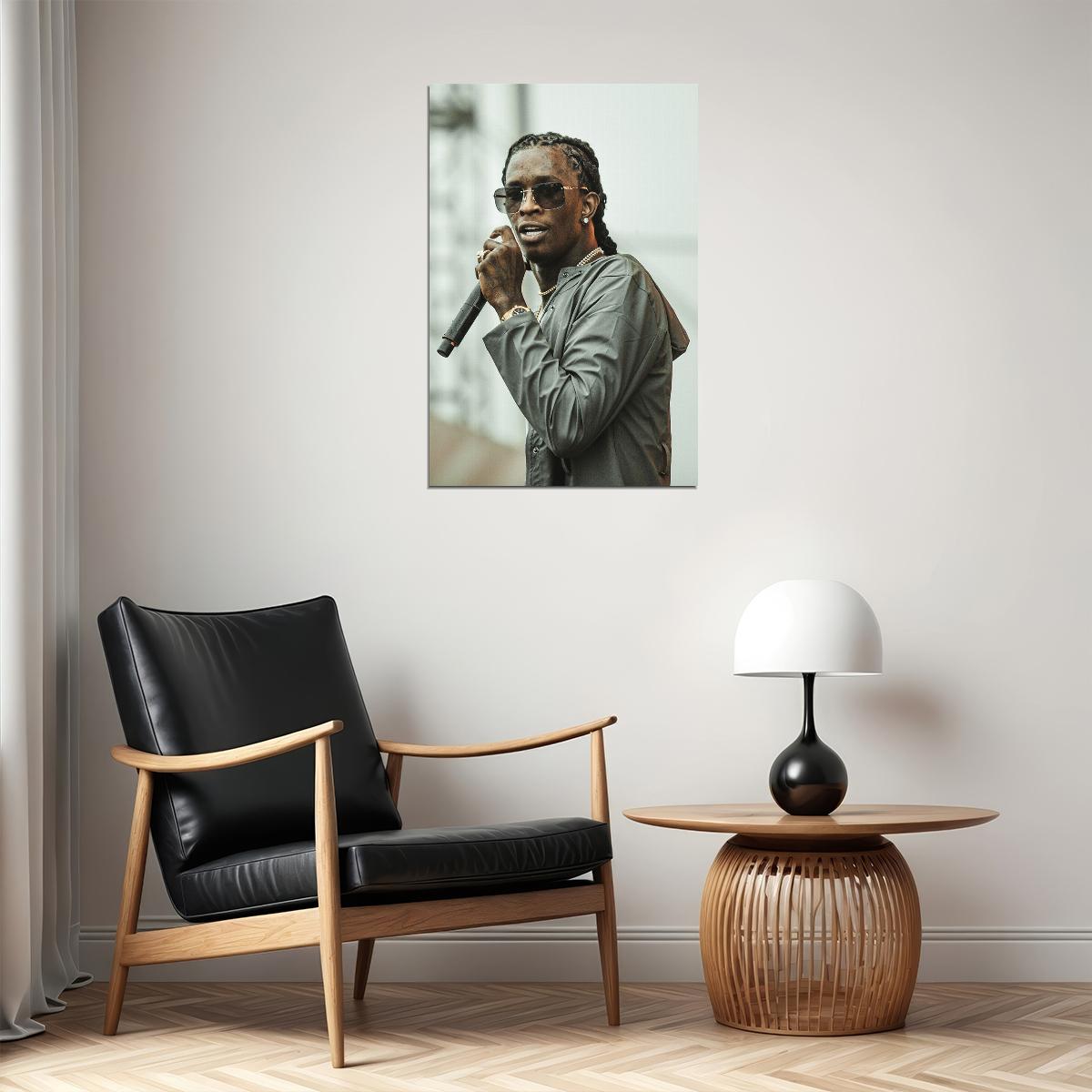 Young Thug Celebrity Singer Musician Artist Poster Wall Art Print Home Wall Decor - xonomax