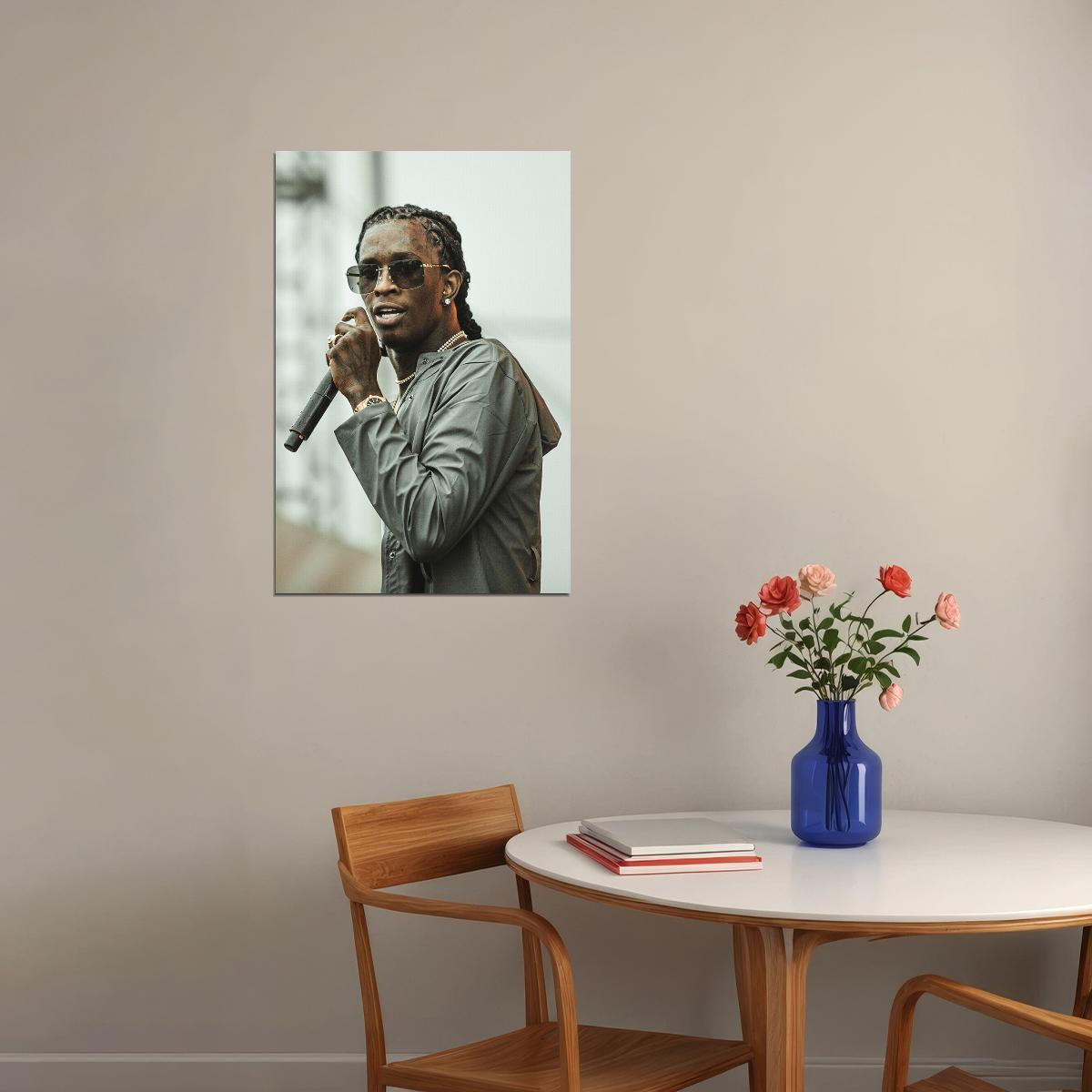 Young Thug Celebrity Singer Musician Artist Poster Wall Art Print Home Wall Decor - xonomax