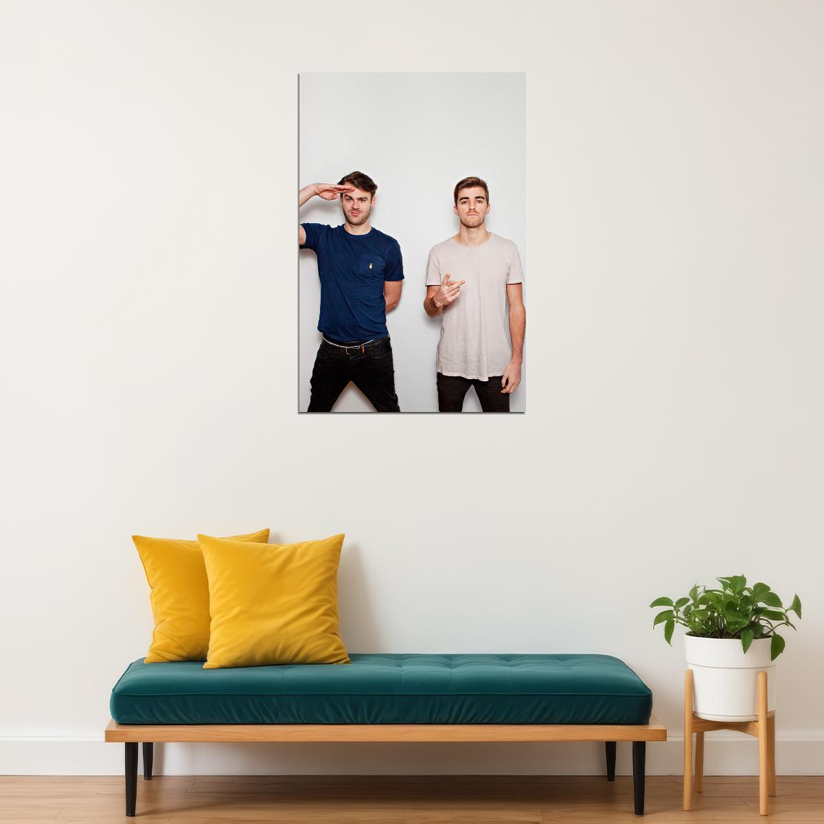 The Chainsmokers Music Band Album Musician Poster Wall Art Print Home Wall Decor - xonomax