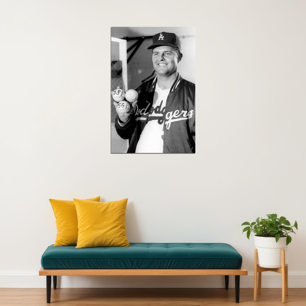 Don Drysdale American Baseball Athlete Match Poster Wall Art Print Home Wall Decor - xonomax