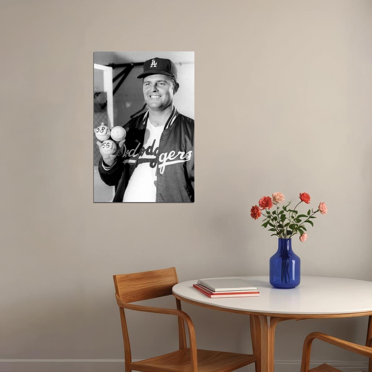 Don Drysdale American Baseball Athlete Match Poster Wall Art Print Home Wall Decor - xonomax