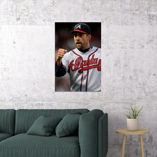John Smoltz Vintage American Baseball Player Poster Wall Art Print Home Wall Decor - xonomax