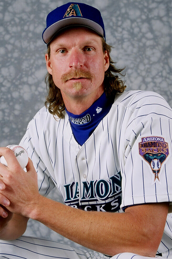 Randy Johnson Big Unit Baseball Athlete Play Poster Wall Art Print Home Wall Decor - xonomax