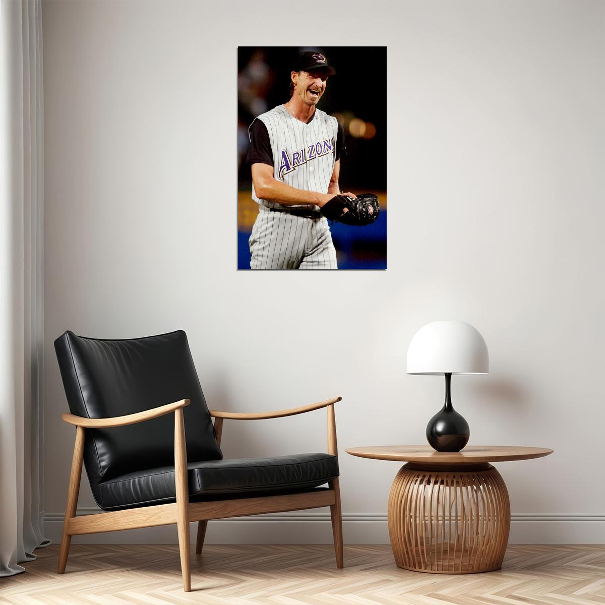 Randy Johnson Big Unit Baseball Athlete Match Poster Wall Art Print Home Wall Decor - xonomax