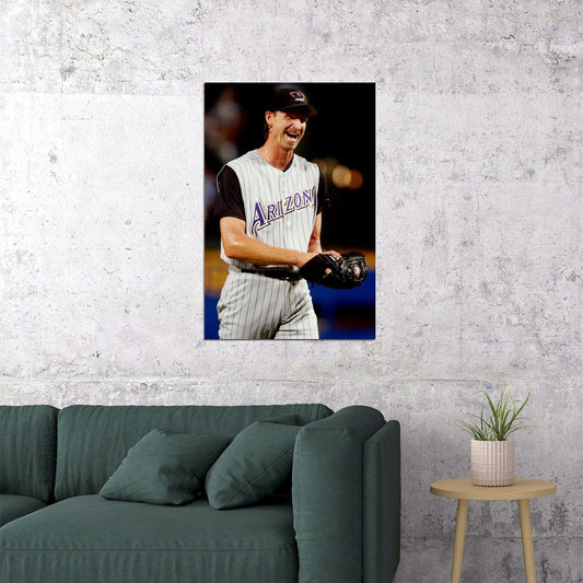 Randy Johnson Big Unit Baseball Athlete Match Poster Wall Art Print Home Wall Decor - xonomax
