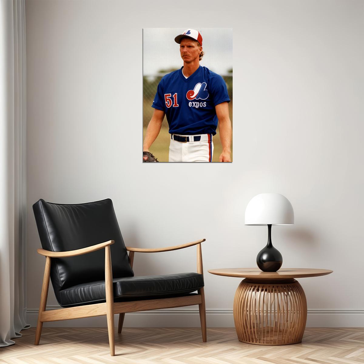 Randy Johnson Big Unit Baseball Athlete Sports Poster Wall Art Print Home Wall Decor - xonomax