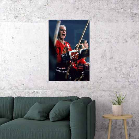 Bobby Hull Celebrity Ice Hockey Player Poster Wall Art Print Home Wall Decor - xonomax