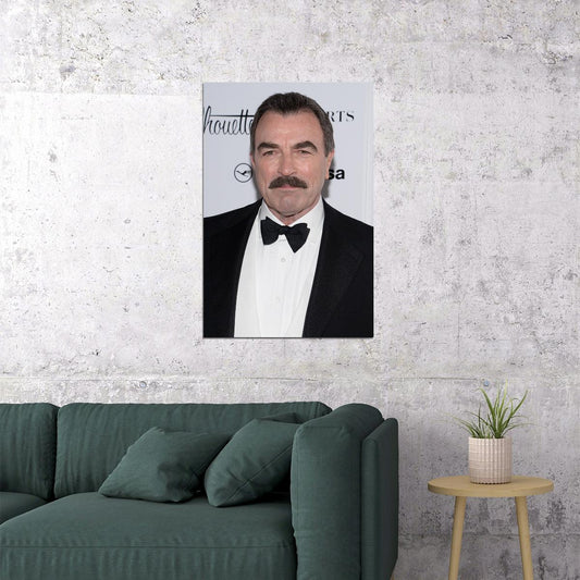 Tom Selleck Celebrity Cinema Actress Playwright Poster Wall Art Print Home Wall Decor - xonomax