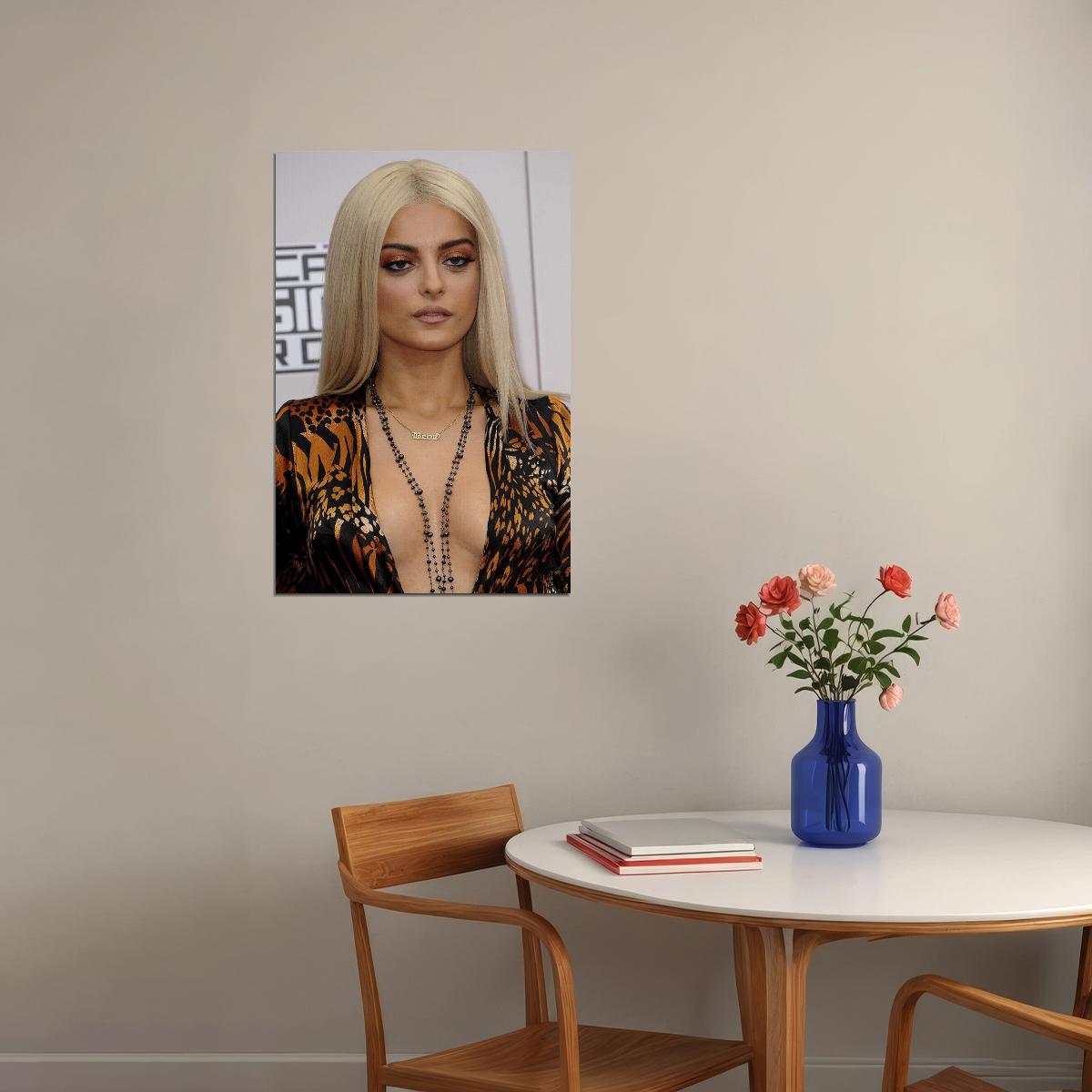 Bebe Rexha Musician Movie Actor Songwriter Poster Wall Art Print Home Wall Decor - xonomax