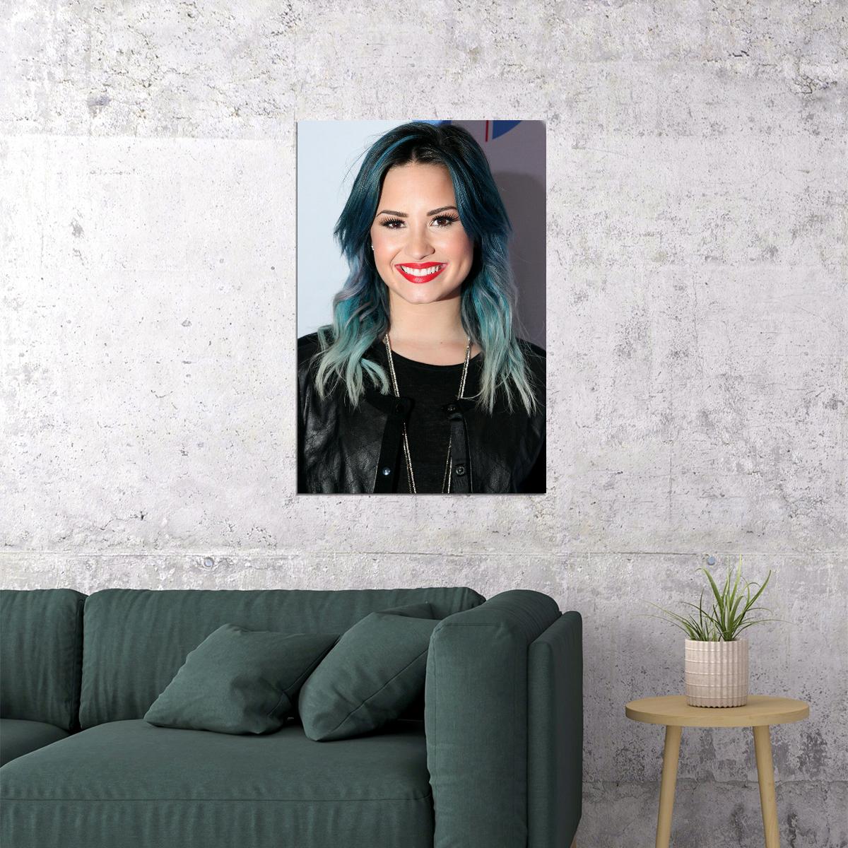 Demi Lovato Celebrity Pop Music Singer Actor Poster Wall Art Print Home Wall Decor - xonomax
