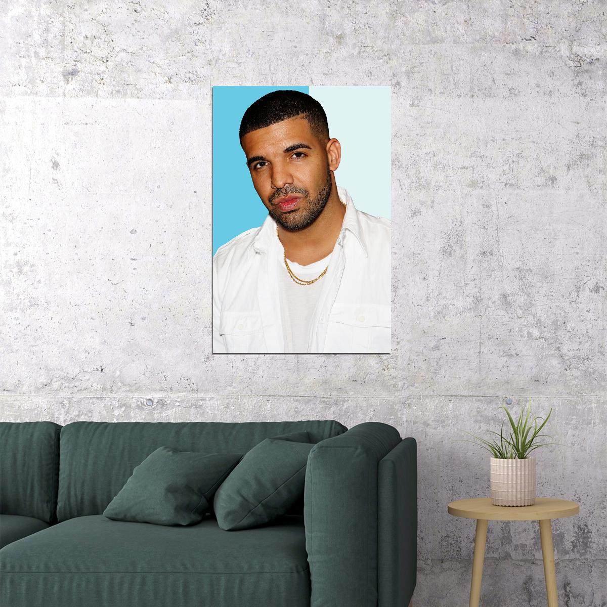 Drake Celebrity Movie Actor Singer Artist Poster Wall Art Print Home Wall Decor - xonomax