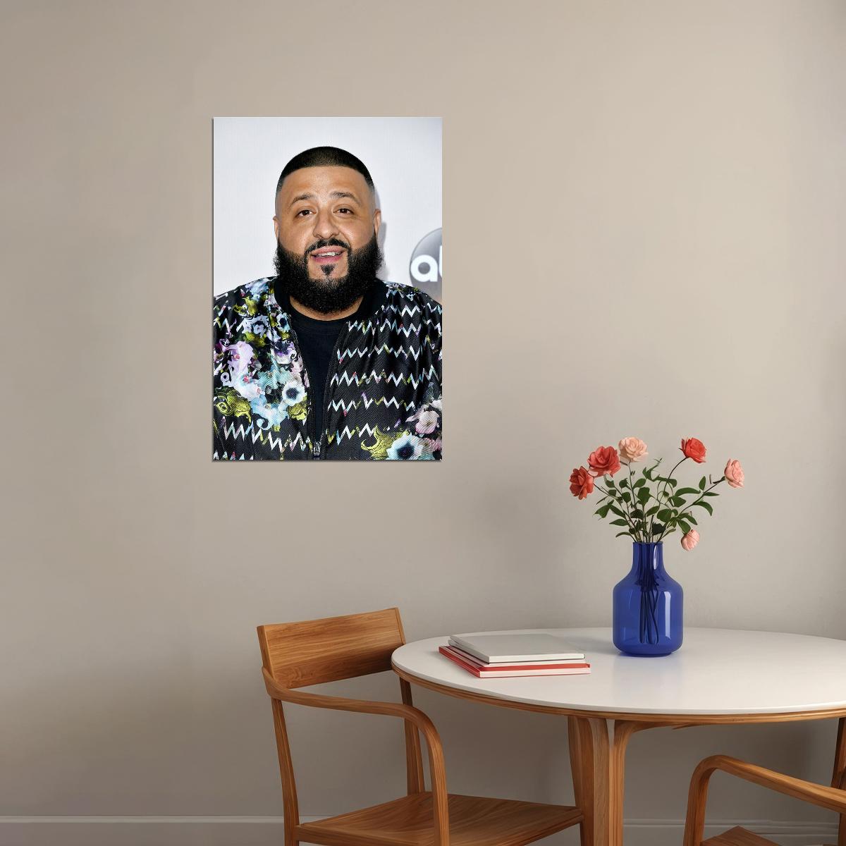 Dj Khaled Celebrity Radio Programmer Deejay Poster Wall Art Print Home Wall Decor - xonomax
