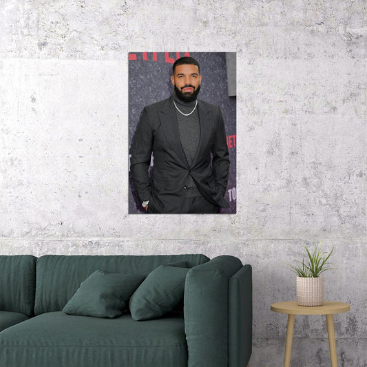 Drake Celebrity Movie Actress Musician Artist Poster Wall Art Print Home Wall Decor - xonomax