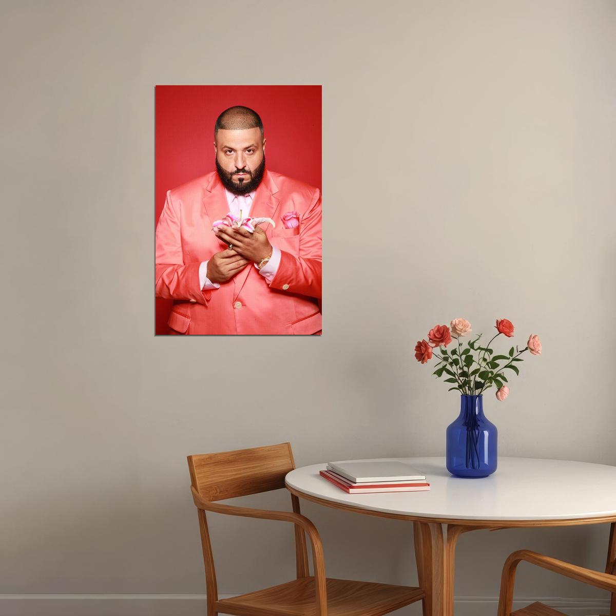 Dj Khaled Celebrity Radio Programmers Music Artist Poster Wall Art Print Home Wall Decor - xonomax