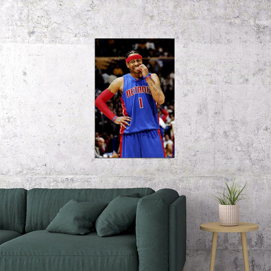 Allen Iverson American Basketball Player Match Poster Wall Art Print Home Wall Decor - xonomax