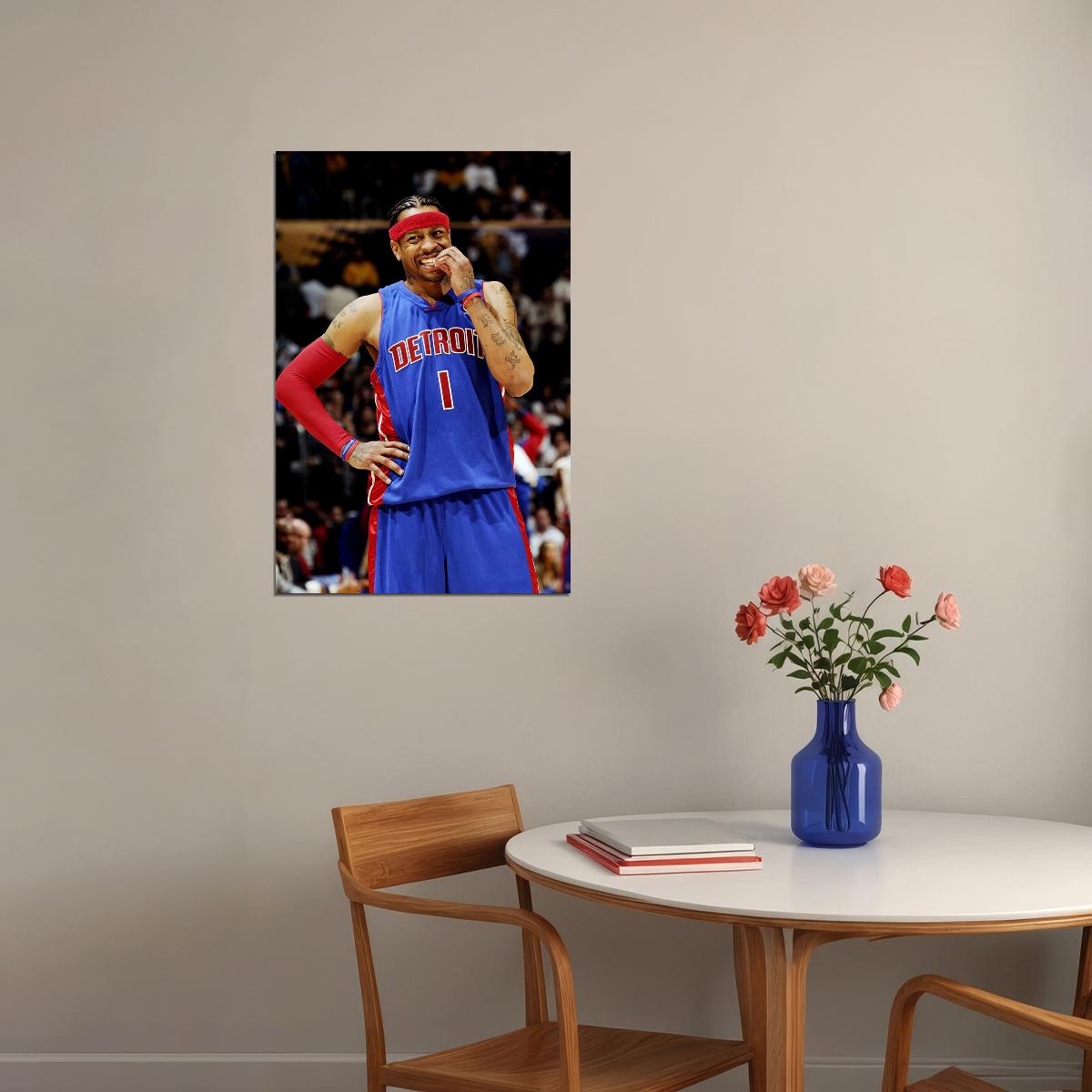 Allen Iverson American Basketball Player Match Poster Wall Art Print Home Wall Decor - xonomax