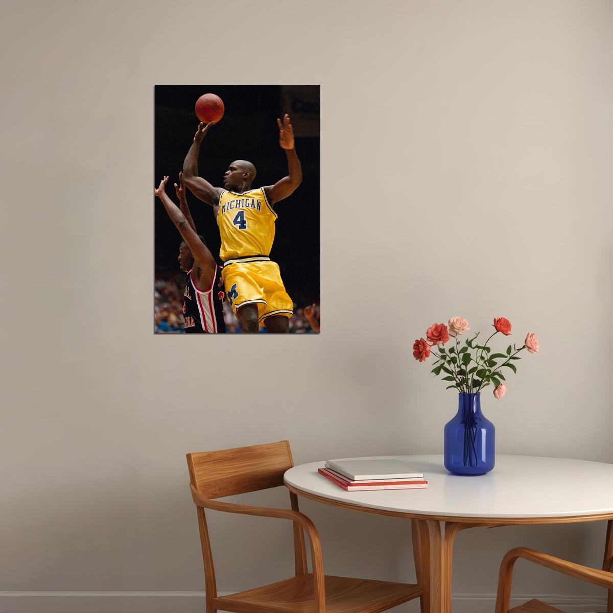Chris Webber American Basketball Sports Poster Wall Art Print Home Wall Decor - xonomax