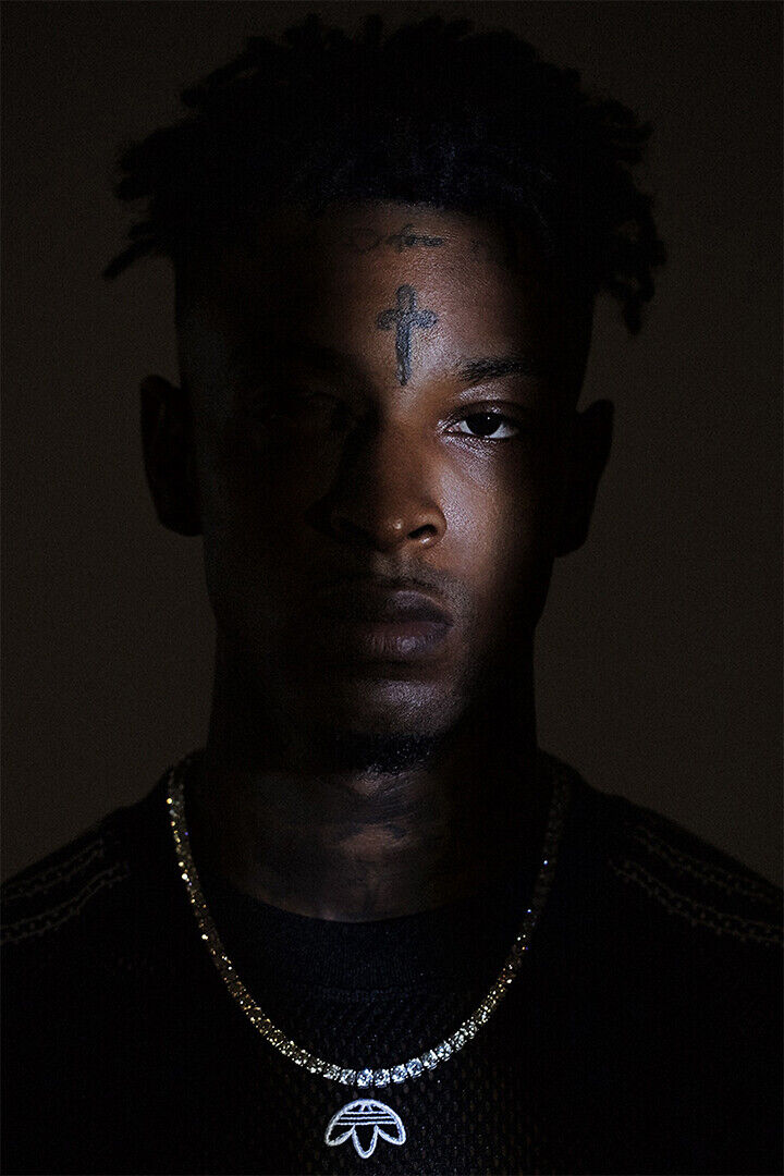 21 Savage Celebrity Singer Musician Producer Poster Wall Art Print Home Wall Decor - xonomax