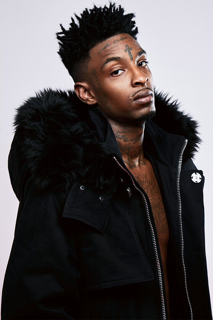 21 Savage Celebrity Singer Musician Poster Wall Art Print Home Wall Decor - xonomax
