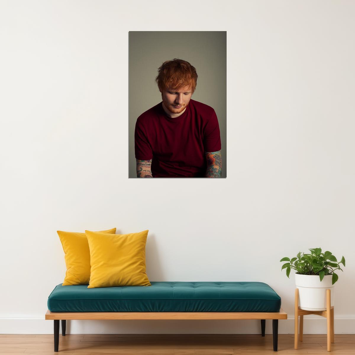 Ed Sheeran Celebrity Singer Musician Artist Poster Wall Art Print Home Wall Decor - xonomax
