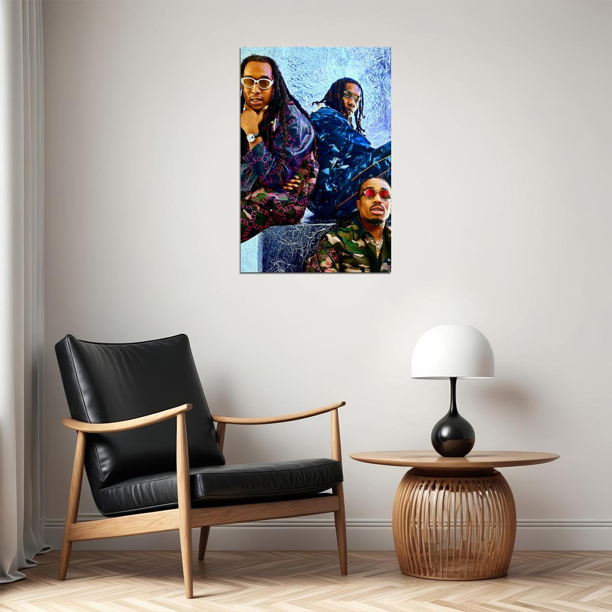 Migos Celebrity American Music Band Rapper Music Poster Wall Art Print Home Wall Decor - xonomax