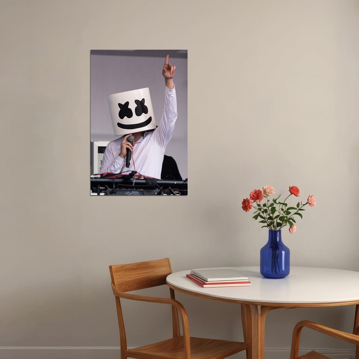 Marshmello Celebrity Music Producer Artist Poster Wall Art Print Home Wall Decor - xonomax