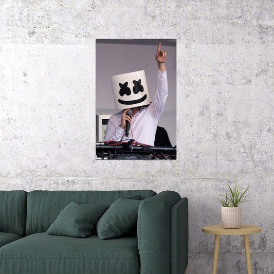 Marshmello Celebrity Music Producer Artist Poster Wall Art Print Home Wall Decor - xonomax
