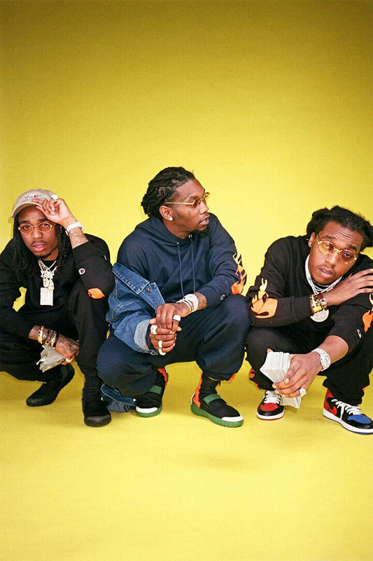 Migos Celebrity American Music Band Pop Music Poster Wall Art Print Home Wall Decor - xonomax