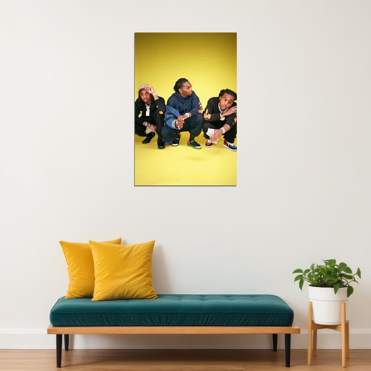 Migos Celebrity American Music Band Pop Music Poster Wall Art Print Home Wall Decor - xonomax
