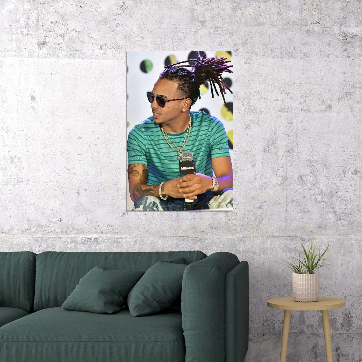 Ozuna Celebrity Singer Musician Pop Music Poster Wall Art Print Home Wall Decor - xonomax