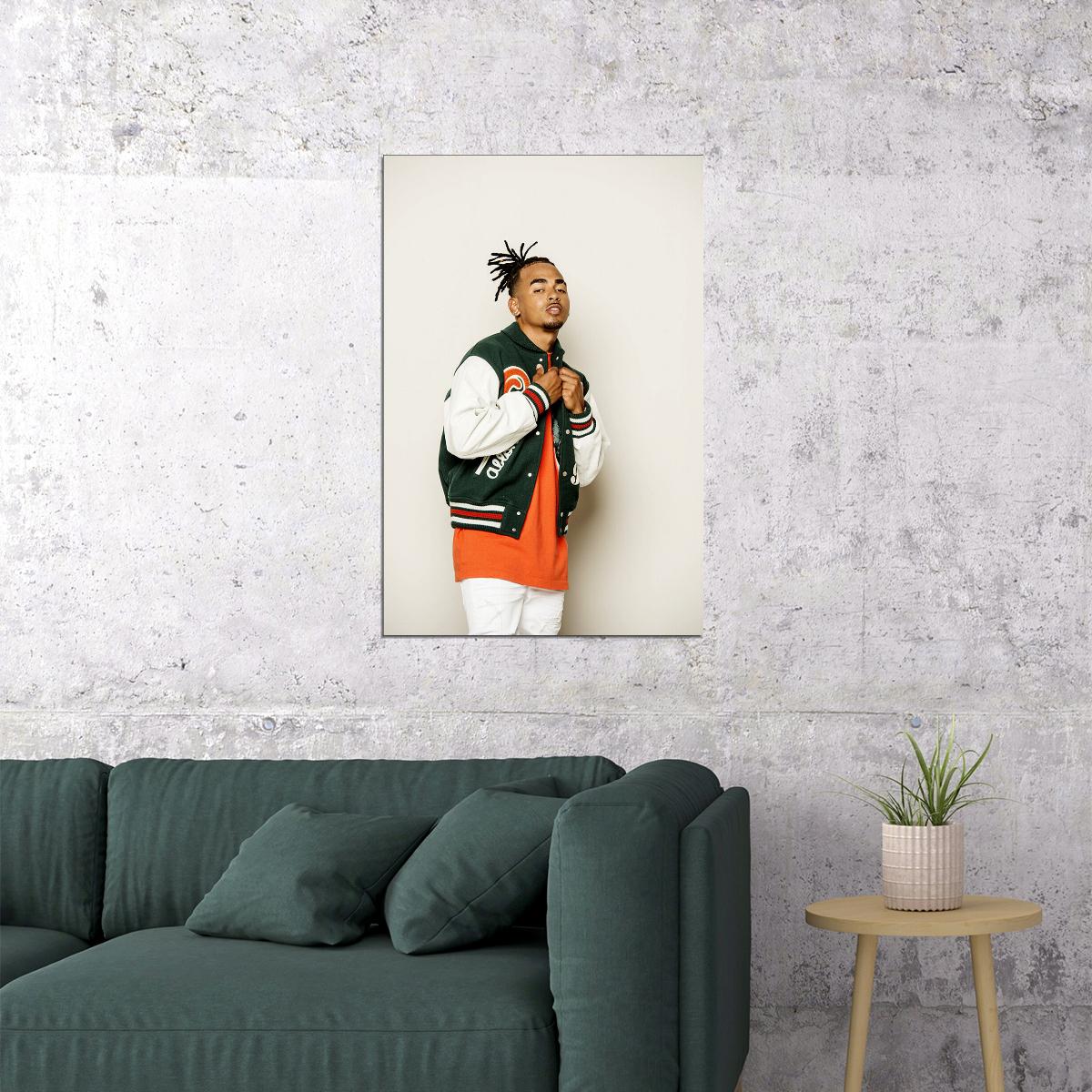 Ozuna Celebrity Singer Musician Artist Poster Wall Art Print Home Wall Decor - xonomax