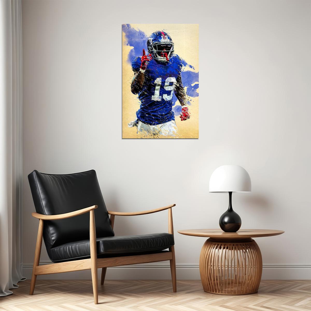 New York Giants Kenny Golladay American Football Player Poster Wall Art Print Home Wall Decor - xonomax
