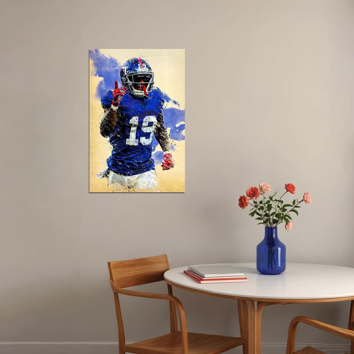 New York Giants Kenny Golladay American Football Player Poster Wall Art Print Home Wall Decor - xonomax