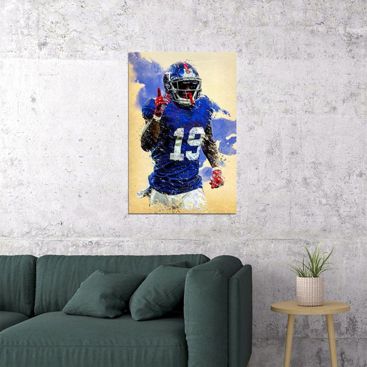 New York Giants Kenny Golladay American Football Player Poster Wall Art Print Home Wall Decor - xonomax