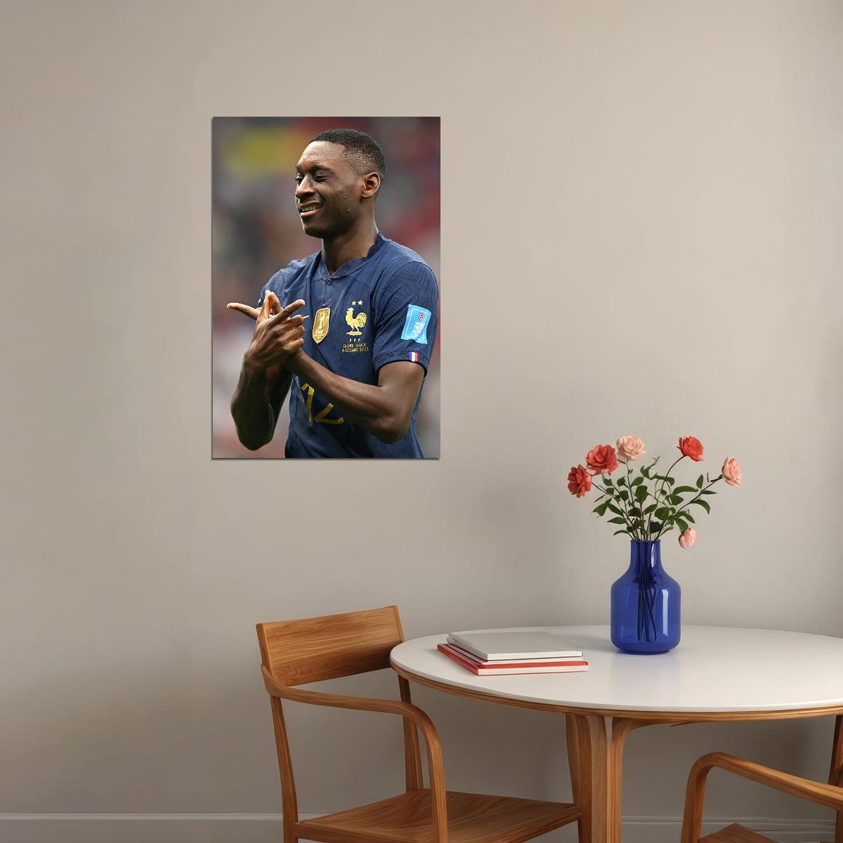 Randal Kolo Muani Goal Celebration France World Cup Poster Wall Art Print Home Wall Decor - xonomax