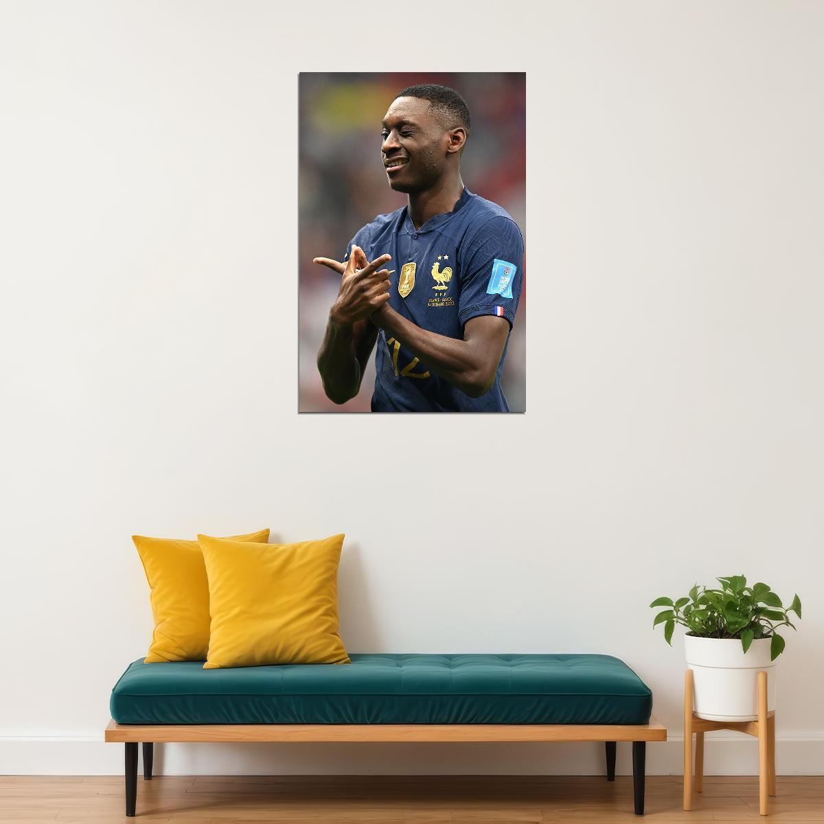 Randal Kolo Muani Goal Celebration France World Cup Poster Wall Art Print Home Wall Decor - xonomax