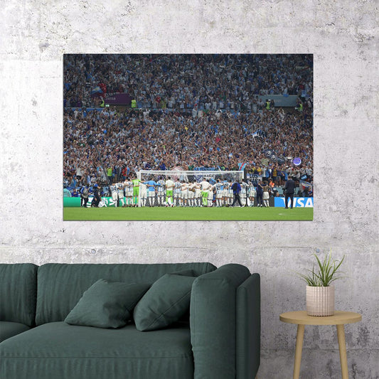 Argentina National Football Team World Cup Poster Wall Art Print Home Wall Decor - xonomax